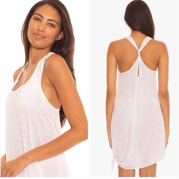 NWT Becca It's a Breeze Twist Back Cover-Up Dress Size M/L - Picture 2 of 12